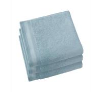 De Witte Lietaer Lot de 3 serviettes de bain Contessa Bleu clair 50 x 100 cm