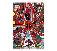 Grupo Erik - Poster Marvel, Deadpool Couverture Comics 30 ans - Deco Maison, Decoration Murale, Affiche Décorative