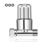 DEANKEJI 40μm Filtre Robinet Eau Potable, Filtre À Eau Robinet Avec Cartouche en Acier Inoxydable, 1/2" Filtres Robinets Anti Calcaire, pour Douches, Robinets, Machines À Laver, Chauffe-Eaus