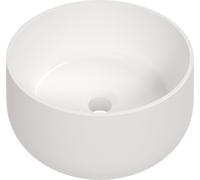 Deante Arnika lavabo 35.3x35.3 cm ronde à poser blanc brillant CGN_6U33