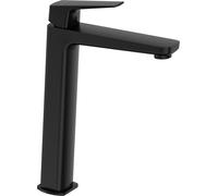 Deante Mitigeur de lavabo haut noir en laiton, montage vertical, écologique, hauteur 290mm