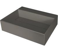 Deante Correo lavabo 50x40 cm rectangulaire à poser anthracite mat CQR_TU5M