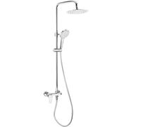 Deante | Douche de pluie avec mitigeur - acier - douchette 3 fonctions - design unique