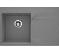 Deante Evora évier en granit 76x50 cm gris/graphite/onyx ZQJ_S11P
