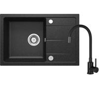 Deante Leda évier avec mitigeur graphite/noire ZRDP2113