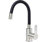 Deante Luno mitigeur de lavabo sur pied noir-acier BLU_B240
