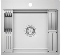 Deante Magnetic évier en acier inoxydable 56x52 cm acier ZRM_010A