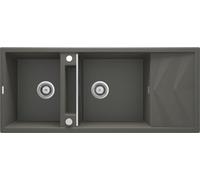 Deante Magnetic évier en granit 116x50 cm gris/graphite/onyx ZRM_T213