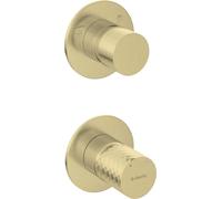 Deante Mitigeur de douche encastré Gold Brushed avec interrupteur