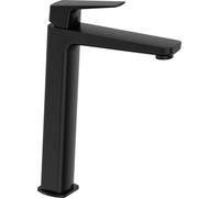 Deante Mitigeur de lavabo haut noir en laiton, montage vertical, écologique, hauteur 290mm