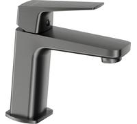 Deante mitigeur de lavabo vertical titane, laiton, écologie, design