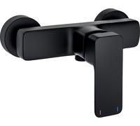 Robinet de douche mural monocommande, noir mat, Maro