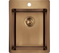 Deante Olfato évier en acier inoxydable 50.5x39 cm ZPO_C10E