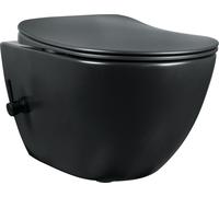 Deante Peonia toilette lavante suspendue sans collerette noir CBP_NWPW