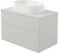 Deante Prizma lavabo avec meuble et plan de travail 80 cm beige SDKB8SAU6S