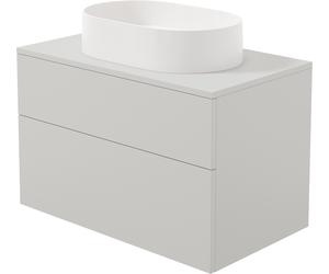 Deante Prizma lavabo avec meuble et plan de travail 80 cm beige SDKB8SAU6S