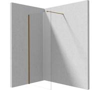 Deante Prizma paroi de douche walk-in 110 cm marron brossé/verre transparent KTJ_C31P