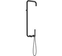 Deante Silia ensemble de douche mural avec douche pluie noir NQS_N4XM