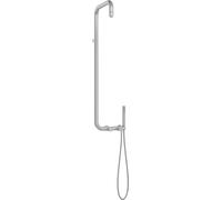 Deante Silia Hexa ensemble de douche mural avec douche pluie acier NHS_F4XM