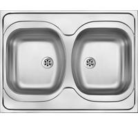 DEANTE ZM6 3200 Évier TANGO décor 2-compartiments B/O 800x600x130, 2" + accessoires ZM6_3200
