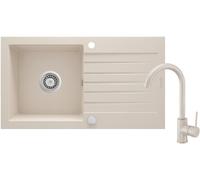 Deante Zorba évier avec mitigeur beige/beige ZQZV5113
