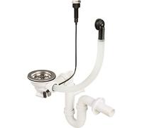 Deante ZXY 9972 Siphon pour évier en granit avec cuve simple Gris