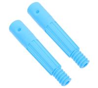 DEARMAMY 2 Adaptateurs de Raccord Fileté pour Manche à Balai, Embout Fileté en Plastique, Type Américain, pour Perche Télescopique et Tige Droite
