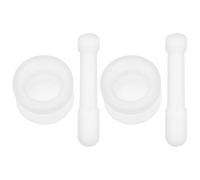 DEARMAMY 2 Ensembles et Pilon à Épices en Verre Cuisine Fonction Broyage Ail et Broyage, Bol Mélangeur Élégant Adapté à Usage en Pharmacie et Décoration Intérieure