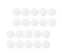 DEARMAMY 20 Pièces Protecteur de Badge Rond Transparent en Pvc pour Badge de 55mm Protection et Rangement pour Collection et Exposition