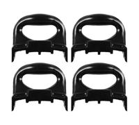 DEARMAMY 4 Pièces Poignée D'oreille Auxiliaire pour Autocuiseur, Poignées de Casseroles, Noire, Plastique, Pièce Détachée pour Ustensiles Cuisine