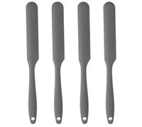 DEARMAMY 4 Pièces Racloir à Beurre Multifonction en Silicone Léger et Antiadhésif, Petite Spatule de Cuisson pour Crème et Confiture Cuisine
