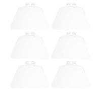 DEARMAMY 6 Pièces Protection Oculaire Transparente en Plastique Courbé pour Meuleuse D'établi, Accessoires de Remplacement Résistants la Chaleur, pour Environnements de Travail Exigeants