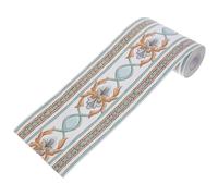 DEARMAMY Bordure Murale Adhésive en Pvc Solide et Amovible, Autocollant Vintage pour Décoration Cuisine et Salle de Bain, Motif Délicat Rétro 10cm X 10m