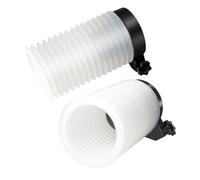 DEARMAMY Collecteur de Poussière pour Usage Professionnel Capture Poussière et Débris 2 Pièces en Pvc et Caoutchouc Souple pour Perceuse Électrique Large Compatibilité Marteaux