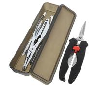 DEARMAMY D’Outils pour Fruits de Mer Fourchettes pour Coquilles D’huîtres en Acier Inoxydable 1 Set Pince de Crabe pour Ouvrir la Carapace et Extraire la Chair