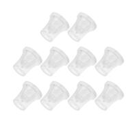 DEARMAMY Kit de Visserie en Plastique Transparent 10pcs pour Fixation de Panneaux Publicitaires, Entretoises Discrètes, Montage de Supports et Affichage