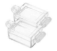 DEARMAMY Lot de 2 Caches-boutons Transparent pour Interrupteur à Bascule Kcd4, Protection Étanche en Plastique pour Bouton de Démarrage, pour Bateau et Usage Extérieur