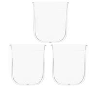 DEARMAMY Lot de 3 Coupelles de Récupération d'eau Universelles en Plastique Solide pour Autocuiseurs Électriques et Casseroles à Haute Pression, Gobelets Anti-Fuite Compatibles,