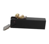 DEARMAMY Mini Rabot à Bois en Ébène Fond Plat, Outil de Finition Léger et Portable pour Travaux de Menuiserie et Façonnage du Bois