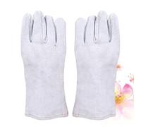 DEARMAMY Moufles de Soudeur Résistants à L'usure pour Soudure, Cuir Vache | Protection des Mains, Usage DIY et Jardin, Isolation Thermique, Paire Polyvalente pour Travaux Quotidiens