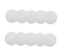 DEARMAMY Papier Isolant Haute Résistance Thermique en Fibre Céramique 120mm Blanc Ronde 10 Pièces pour Doublure D'équipement Haute Température et Projets DIY