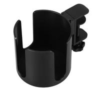 DEARMAMY Porte-gobelet de Bureau à Pince, Métal Noir, 4-45mm, pour Mugs | Fixation à Pince, Maintien Ferme et Protection des Surfaces, pour Bouteilles et Canettes, la Cuisine ou Poste