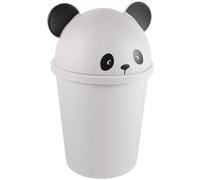 DEARMAMY Poubelle Panda Poubelle Animale Conteneur Corbeille À Papier De Recyclage Avec Couvercle Pivotant Pour Bureau Maison Cuisine 12L