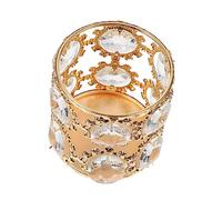 DEARMAMY Seau de Rangement Cristal pour Pinceaux de Maquillage et Organisateur de Bureau Support Pratique et Élégant pour Accessoires de Beauté et