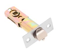 DEARMAMY Serrure de Porte à Verrouillage D'intimité, Verrou de Porte, Noyau à 3 Cylindres, Alliage de Zinc, Or, pour Maisons et Hôtels, Sécurité Renforcée en Milieu Humide