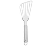 DEARMAMY Spatule à Steak Épaisse en Acier Inoxydable Manche Long et Bords Lisses, Ustensile Cuisine Domestique pour Frire et Retourner Aliments à Domicile