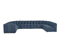 Lisa design canapé modulable Debbie - Bleu
