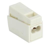DEBFLEX - Bornes pour luminaires - 2 conducteurs - Sachet de 3-704917 - Blanc