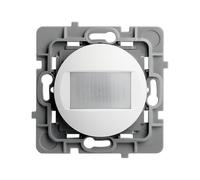 DEBFLEX - Casual Evo - Interrupteur Automatique à Détection de Mouvements 10A - Compatible LED - Pratique & Economique - Support Métal - Pour Installation Encastrée - Blanc