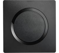 Debflex - Casual Evo - Interrupteur Va et Vient Complet - Interrupteur Mural Avec Plaque de Finition - Design Sobre - Facile à Installer - ABS - Installation Encastrée - Noir - 130 x 110 x 40 mm